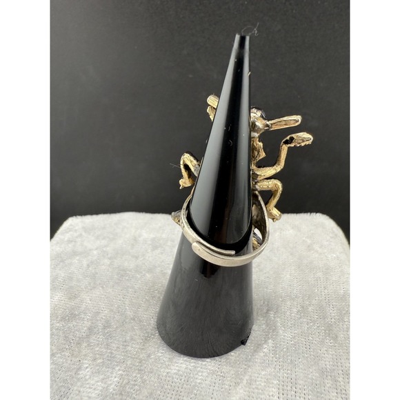 Bug Insect Adjustable Ring Rhinestone 6" - Picture 4 of 9